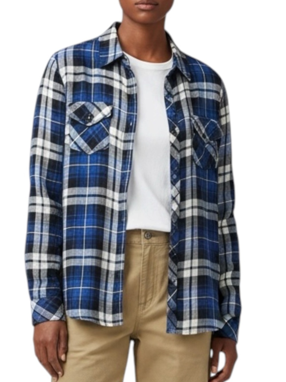 RAILS Kendra Plaid Button-Up Shirt in Blue/Black Size XS -- FALL CLOSET STAPLE!!